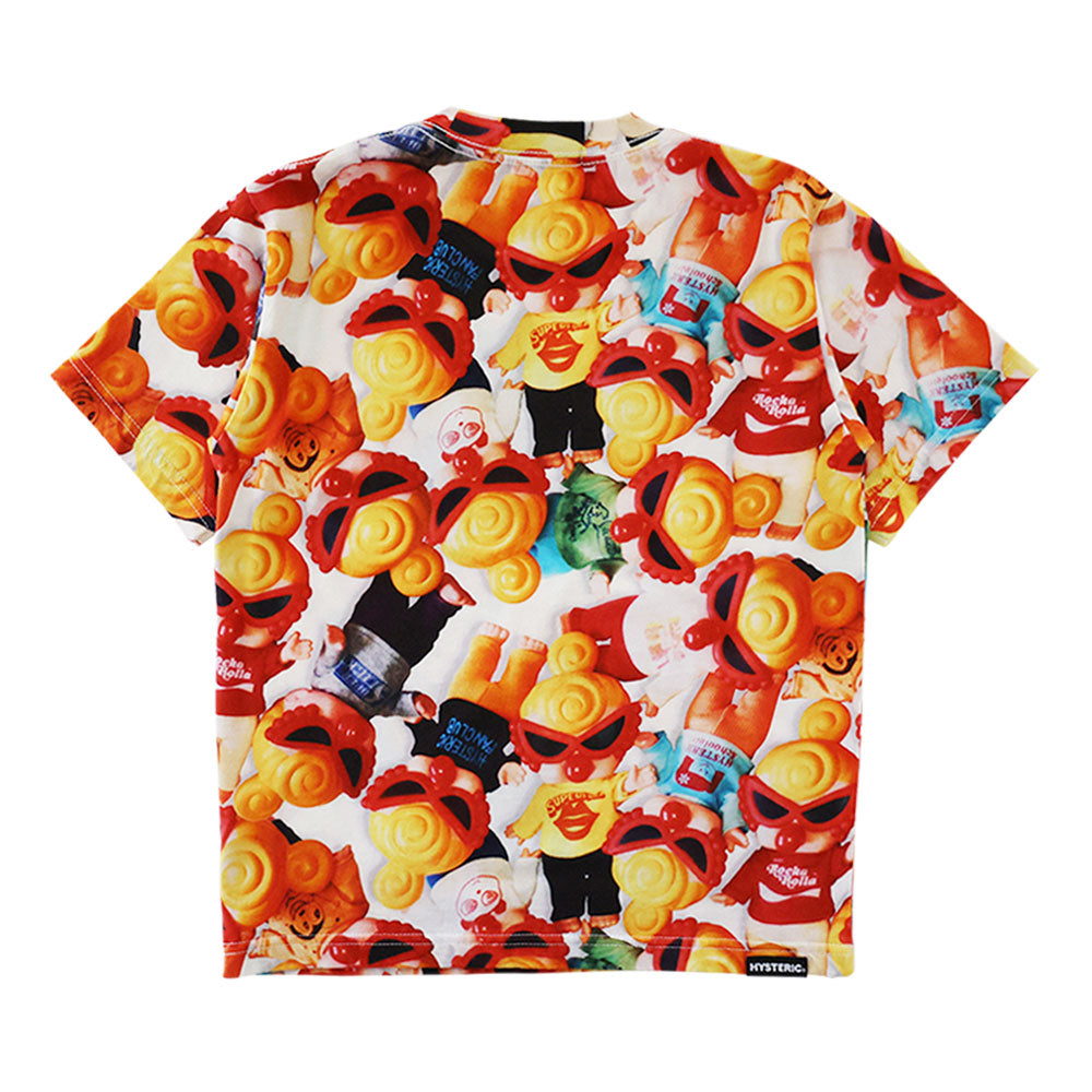 MINI DOLL総柄 Viscotex 半袖Tシャツ