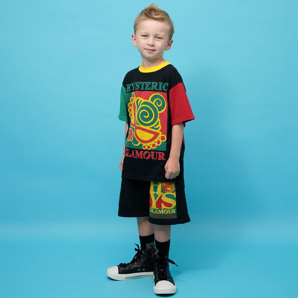 STANDARD MINI FACE 裏毛サルエルパンツ