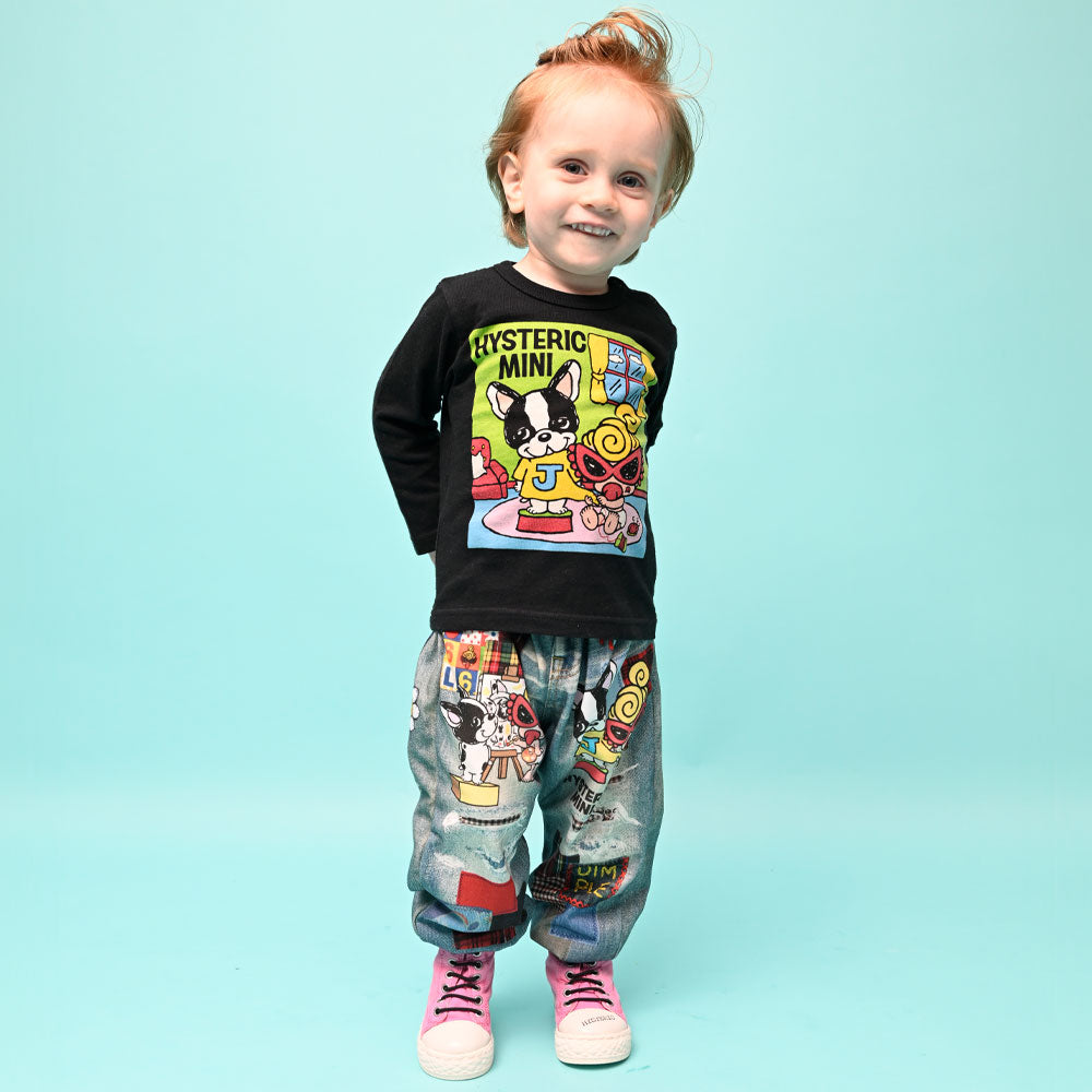 MINI&J STAY AT HOME 長袖Tシャツ