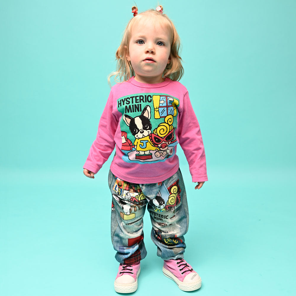 MINI&J STAY AT HOME 長袖Tシャツ