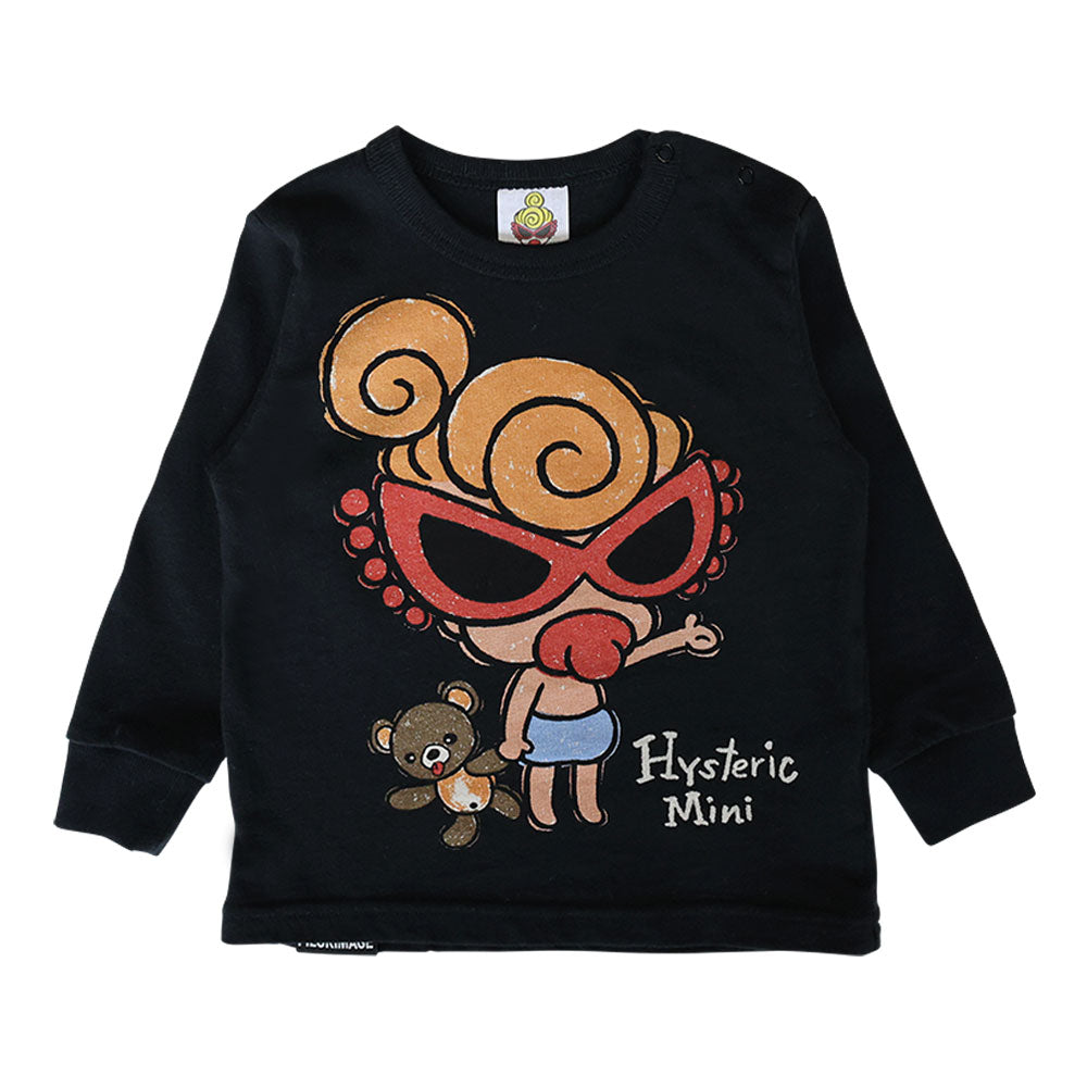 SELFISH BABY WITH BABY BEARループラス 長袖Tシャツ