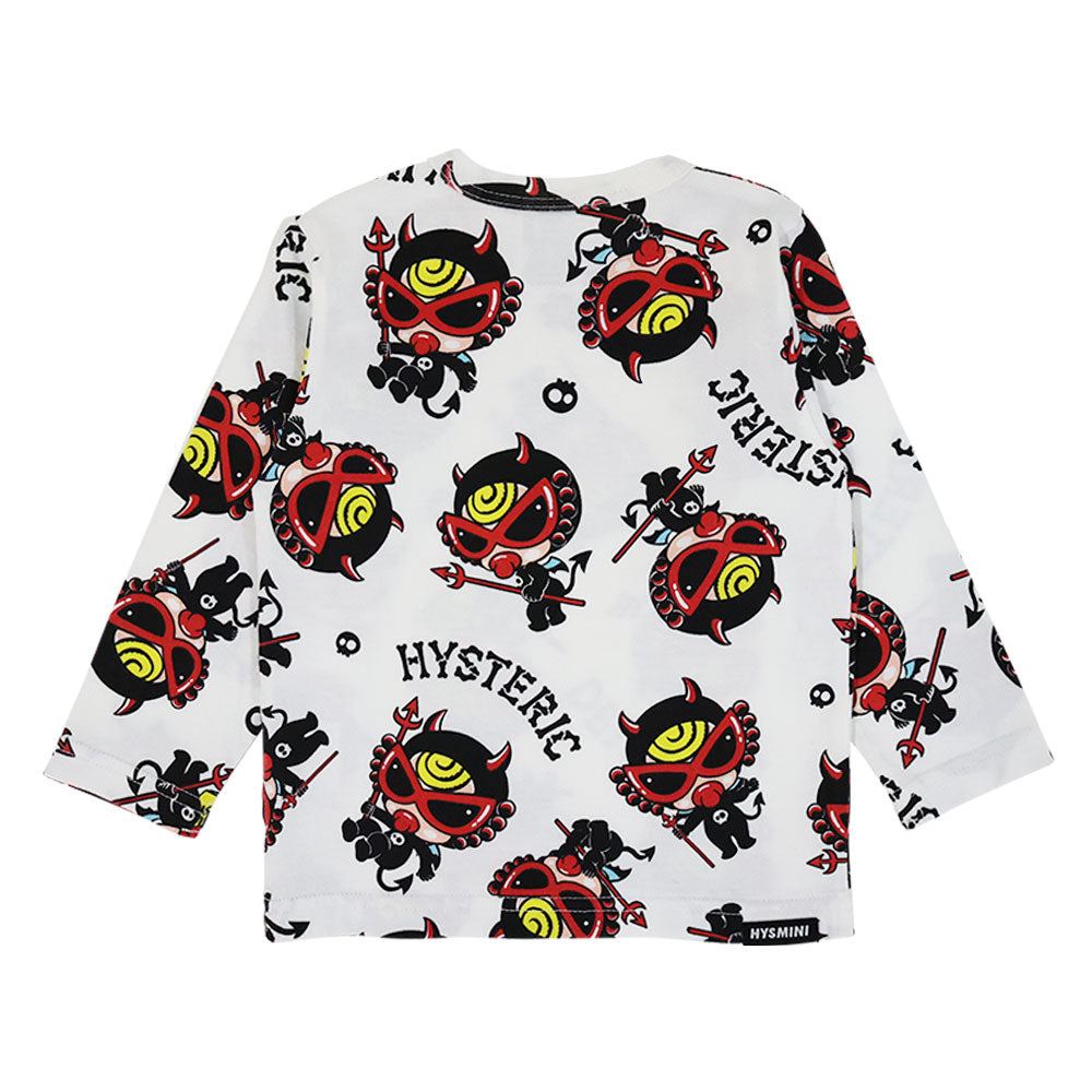 DEVILKIN総柄 長袖Tシャツ