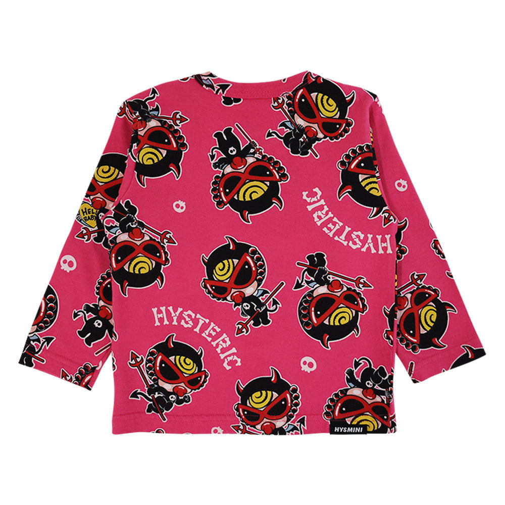 DEVILKIN総柄 長袖Tシャツ