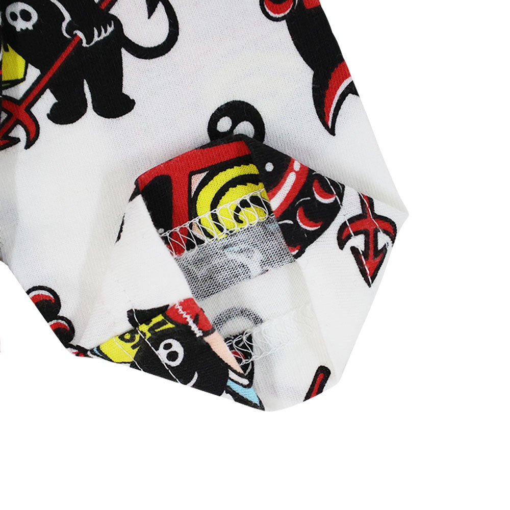 DEVILKIN総柄 長袖Tシャツ