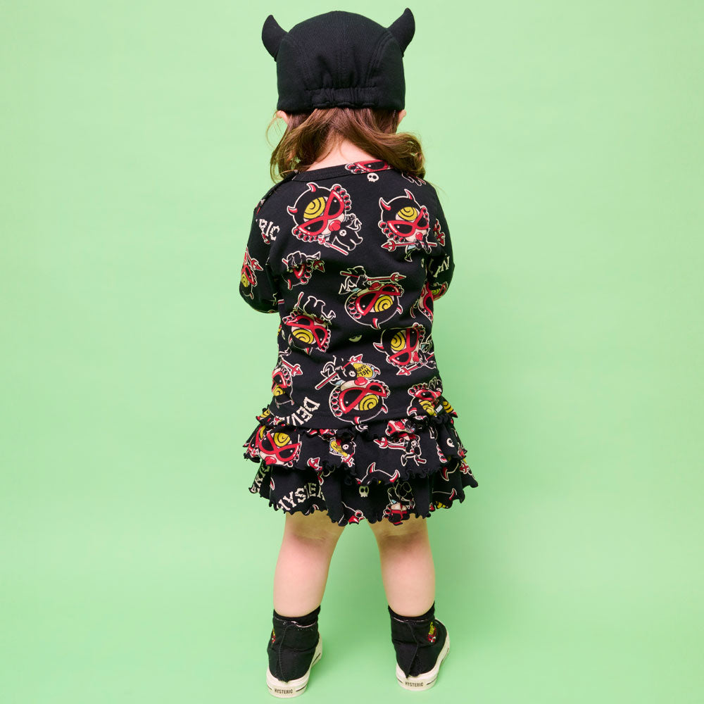 DEVILKIN総柄 長袖Tシャツ