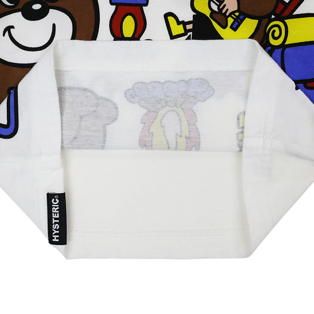 CAMP FIRE WITH MINI AND BEAR 長袖Tシャツ