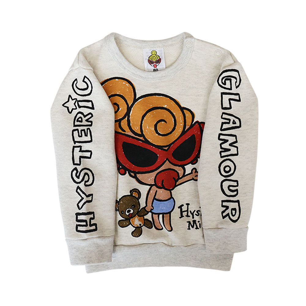 SELFISH BABY WITH BABY BEAR 裏毛トレーナー