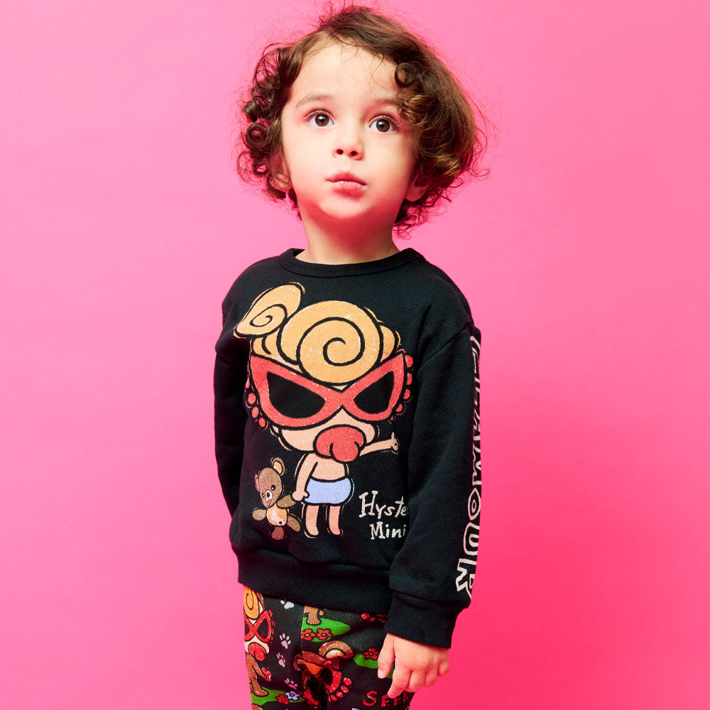 SELFISH BABY WITH BABY BEAR 裏毛トレーナー