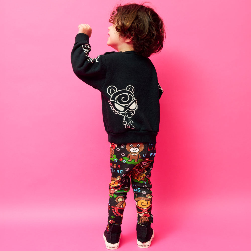 SELFISH BABY WITH BABY BEAR 裏毛トレーナー