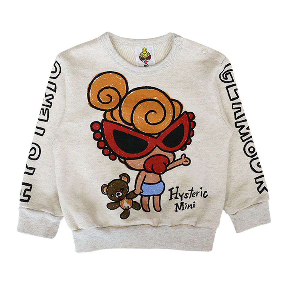 SELFISH BABY WITH BABY BEAR 裏毛トレーナー