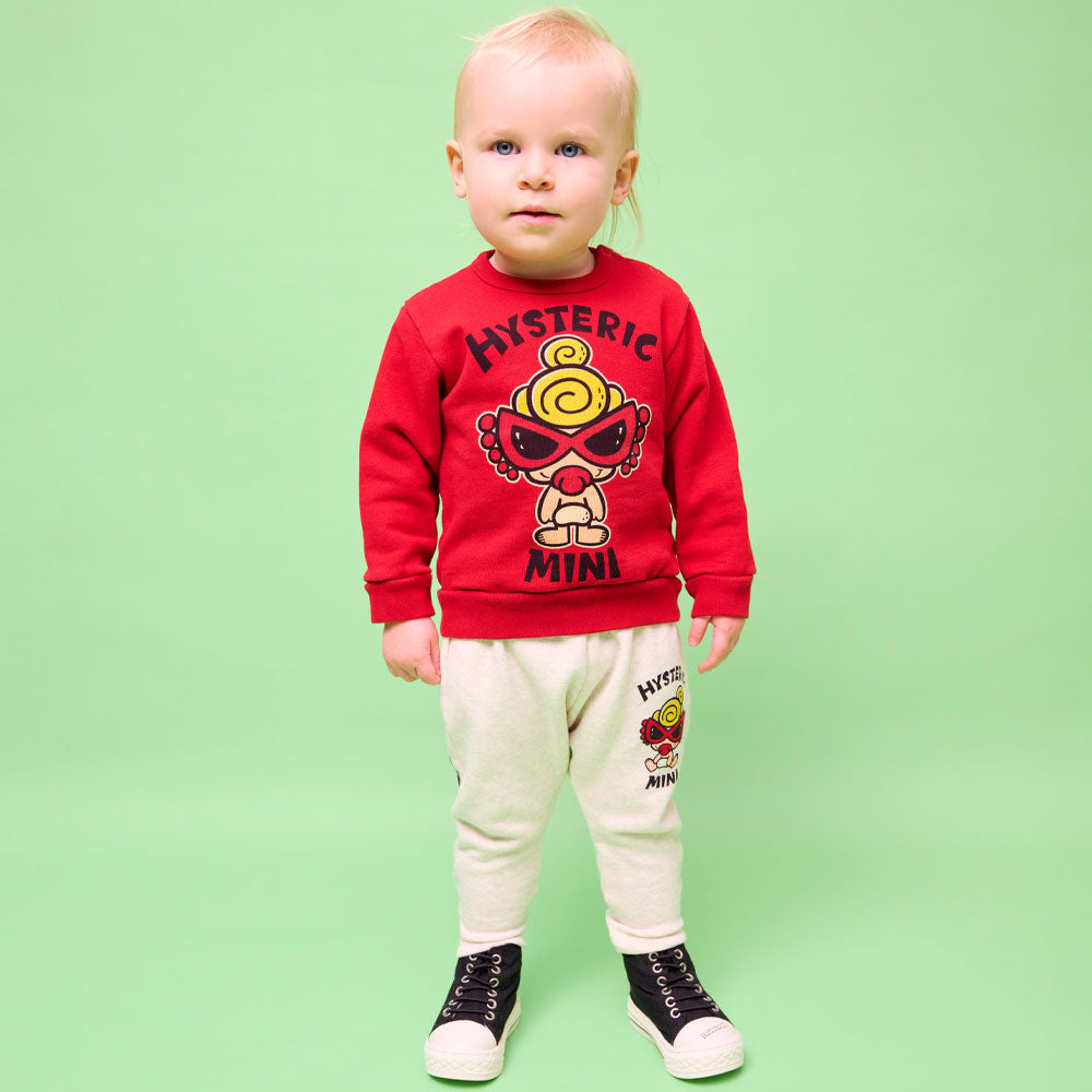 PUFF MINI 裏毛 10分丈スウェットパンツ