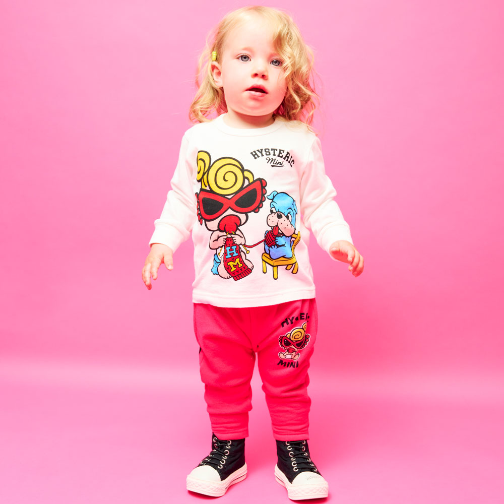 PUFF MINI 裏毛 10分丈スウェットパンツ