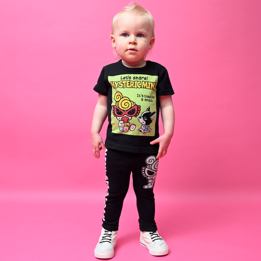 MY FIRST HYSTERICMINI&J SNACK TIME 10分丈レギンス