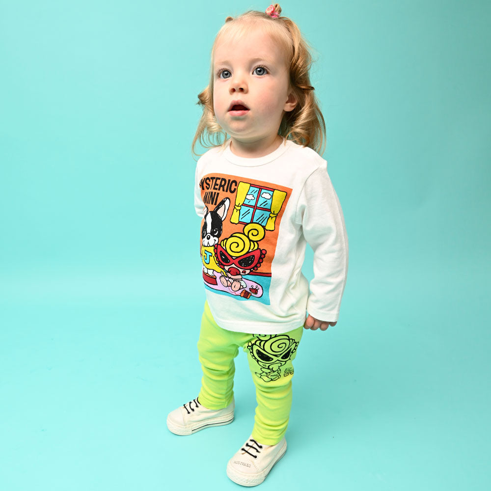 MY FIRST HYSTERICMINI&J SNACK TIME 10分丈レギンス