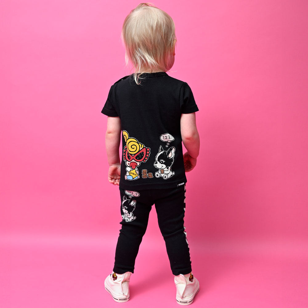 MY FIRST HYSTERICMINI&J SNACK TIME 10分丈レギンス