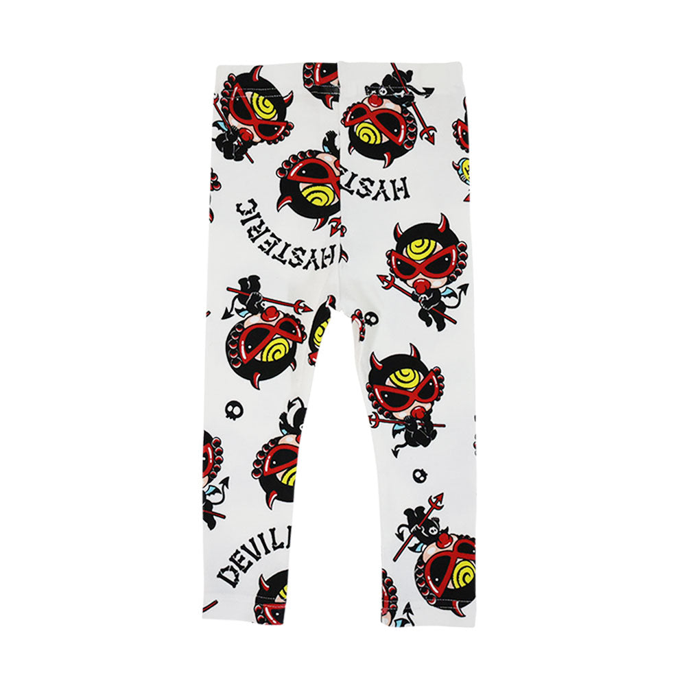 DEVILKIN総柄 10分丈レギンス
