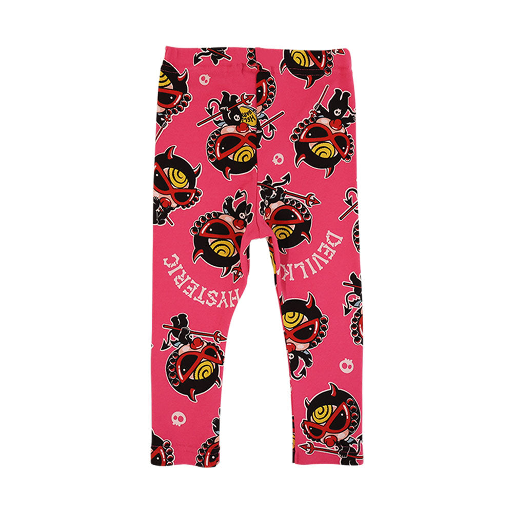 DEVILKIN総柄 10分丈レギンス