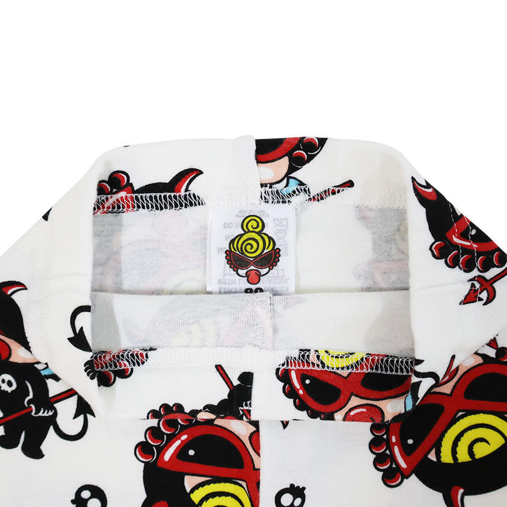 DEVILKIN総柄 10分丈レギンス