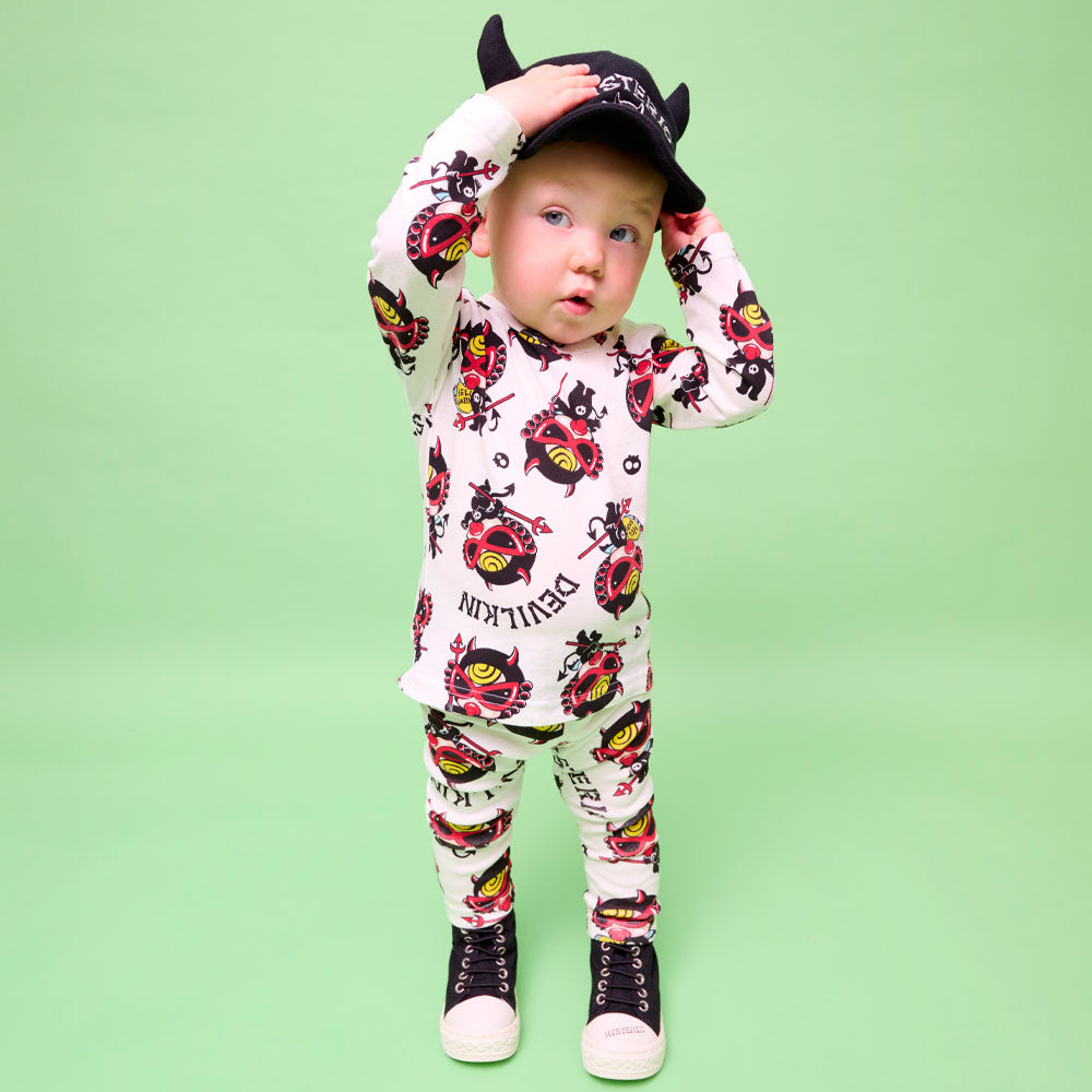 DEVILKIN総柄 10分丈レギンス