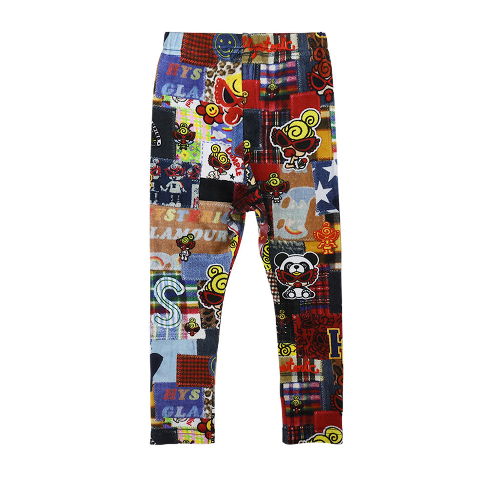 MESSY PATCHWORK総柄 Viscotex 10分丈レギンス