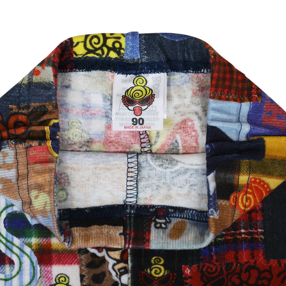 MESSY PATCHWORK総柄 Viscotex 10分丈レギンス