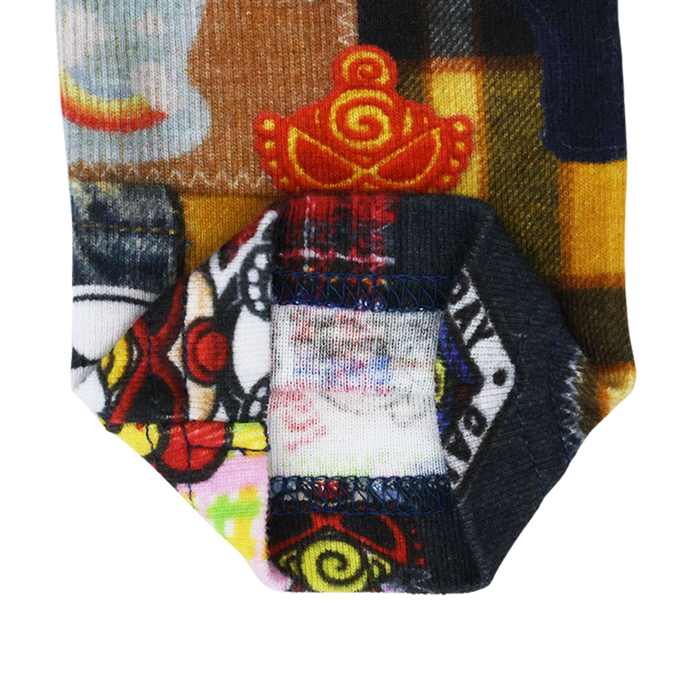 MESSY PATCHWORK総柄 Viscotex 10分丈レギンス