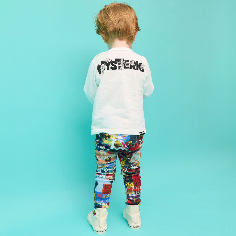 MESSY PATCHWORK総柄 Viscotex 10分丈レギンス