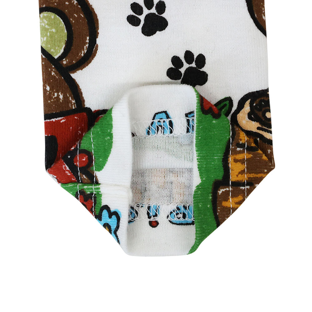 SEEK A BABY BEAR総柄 10分丈 レギンス