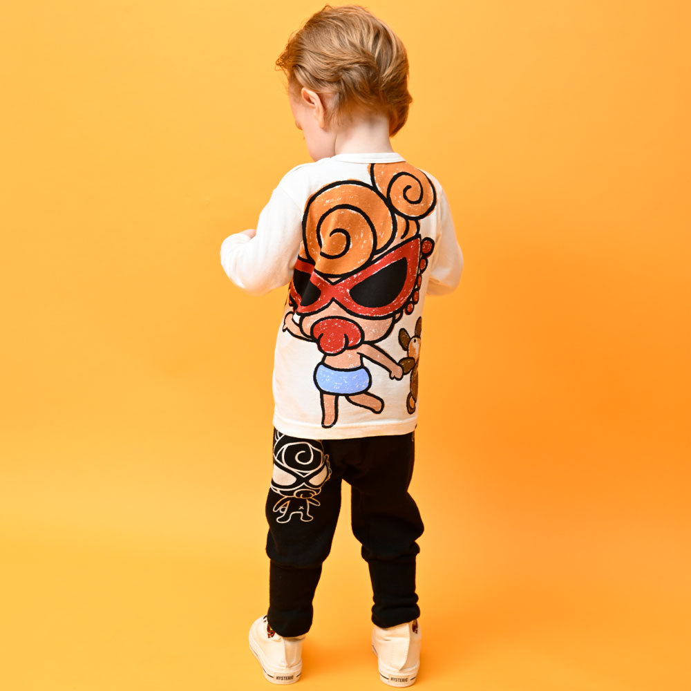 SELFISH BABY 裏毛 10分丈 スウェットパンツ