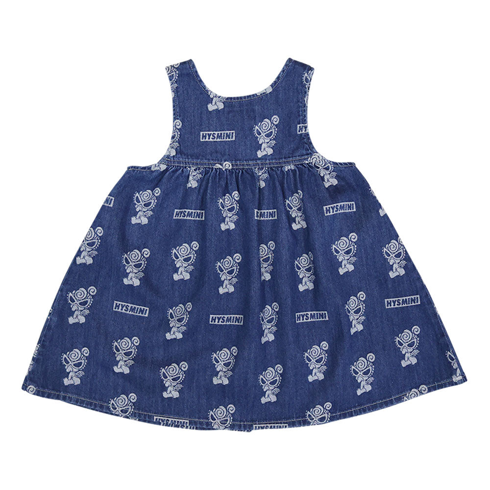 ANGEL MINIライトオンデニム ジャガード ワンピース