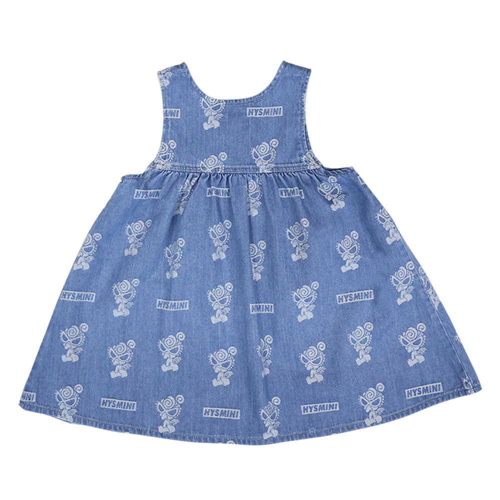 ANGEL MINIライトオンデニム ジャガード ワンピース