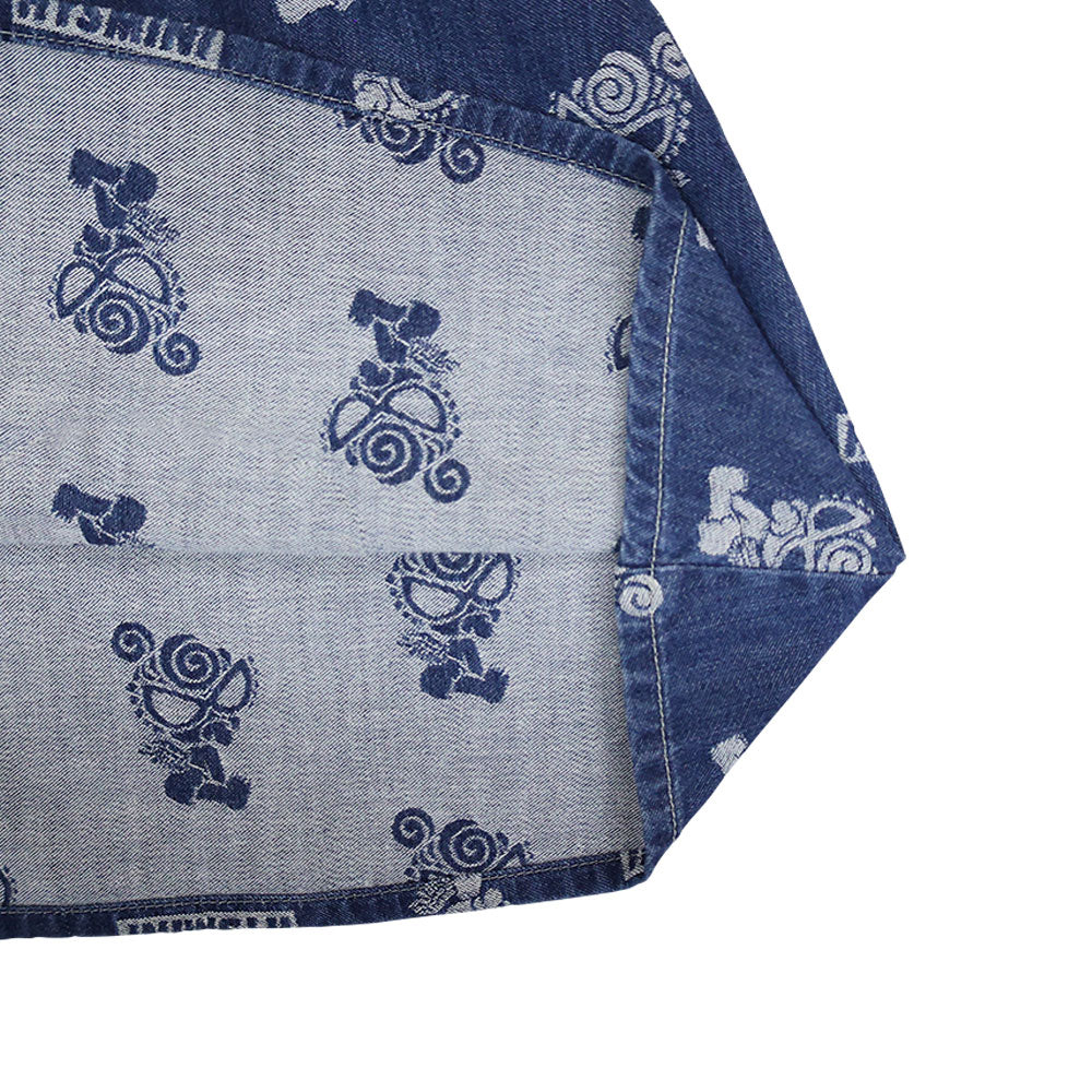 ANGEL MINIライトオンデニム ジャガード ワンピース