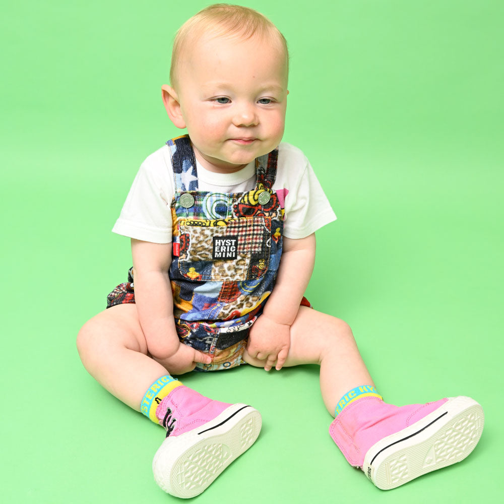 MESSY PATCHWORK総柄 Viscotex サロペット