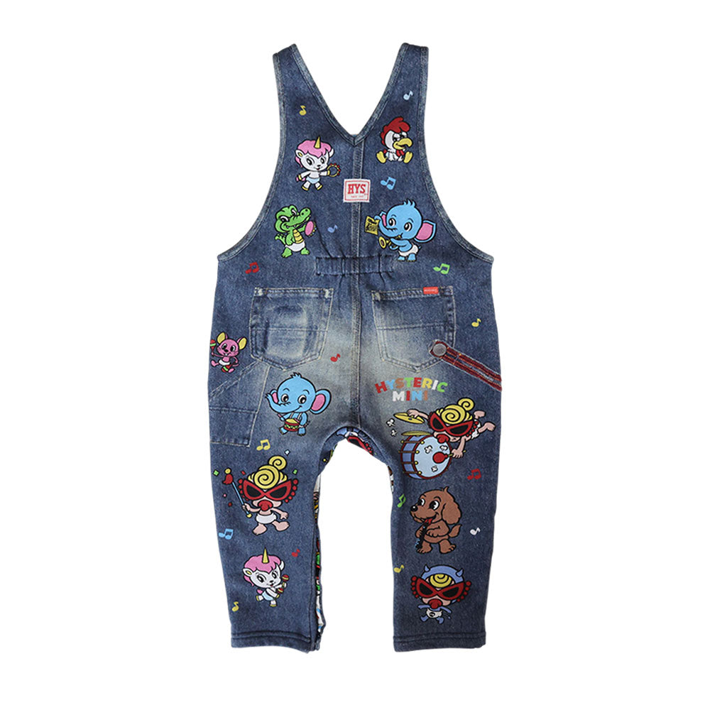 HYS-MINI BAND CLUB Like a denim Viscotex サロペット