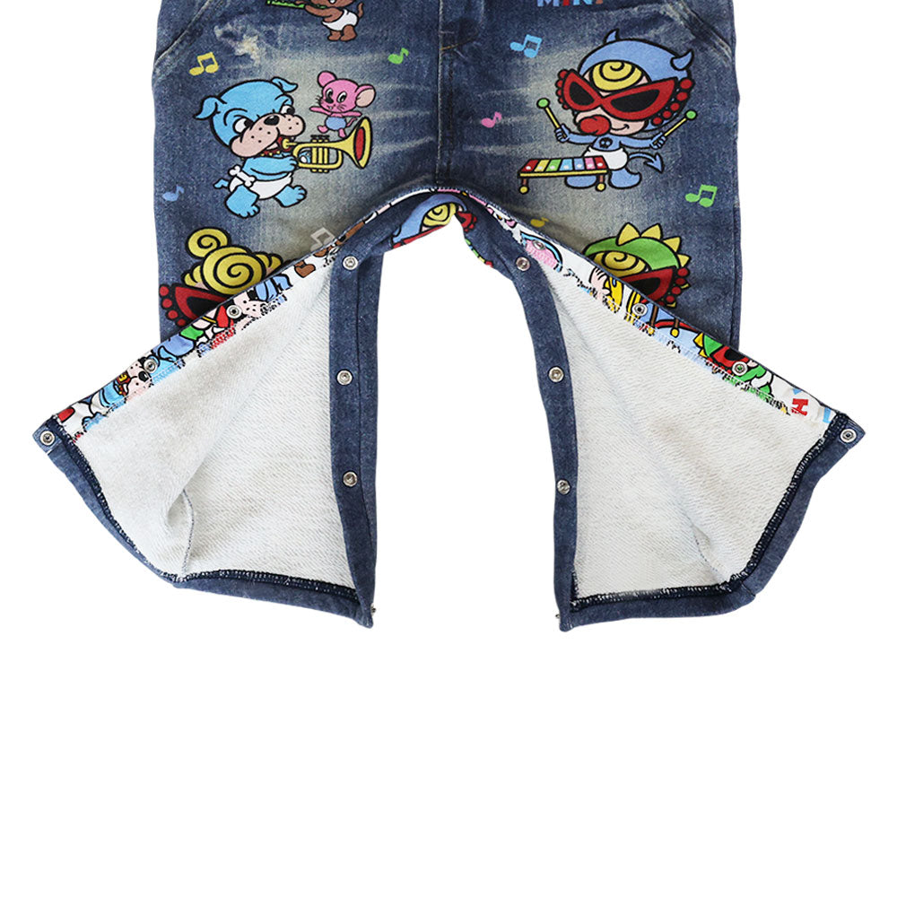 HYS-MINI BAND CLUB Like a denim Viscotex サロペット