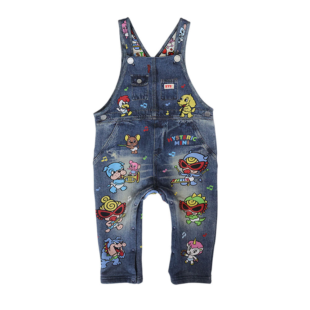 HYS-MINI BAND CLUB Like a denim Viscotex サロペット