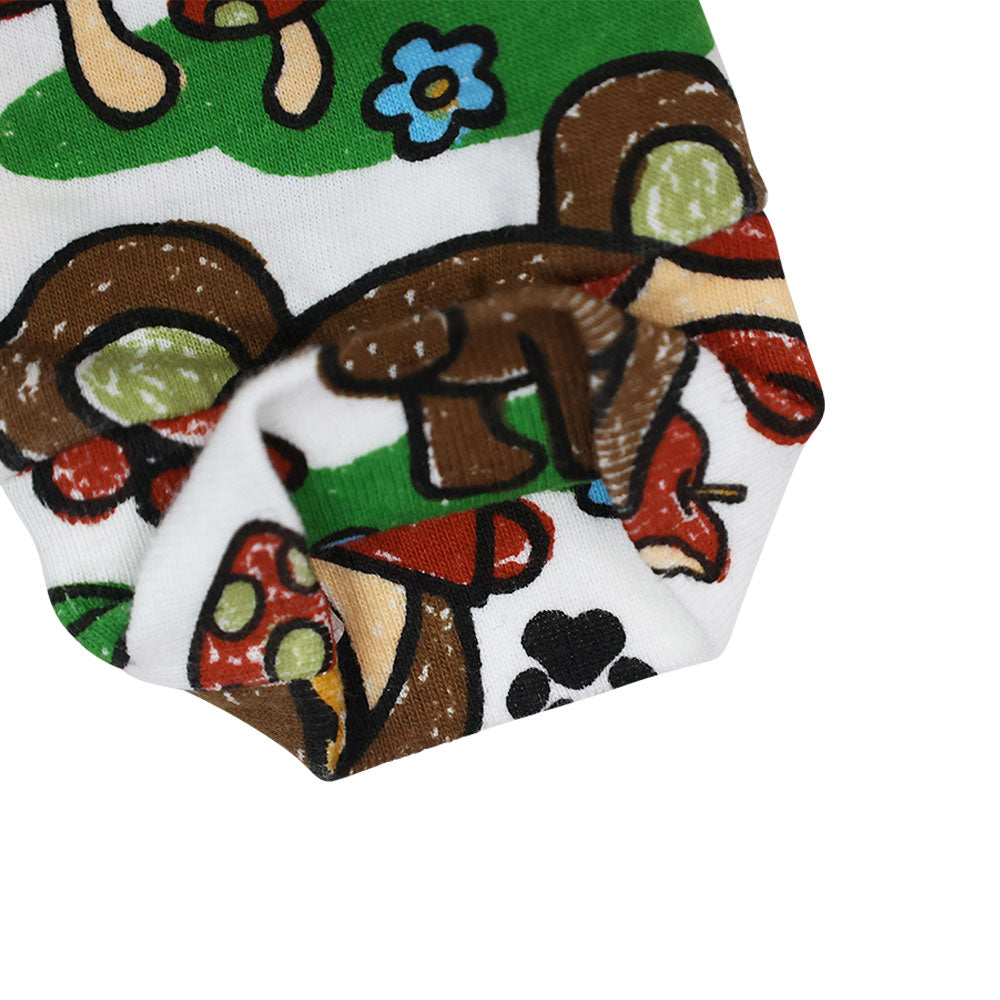 SEEK A BABY BEAR総柄 カバーオール