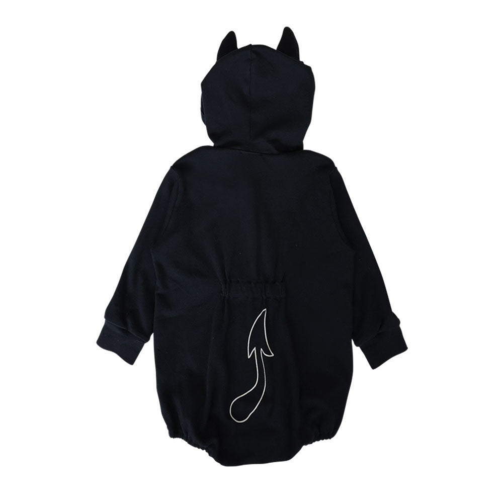DEVILKIN つの付きフーディー 長袖ロンパース