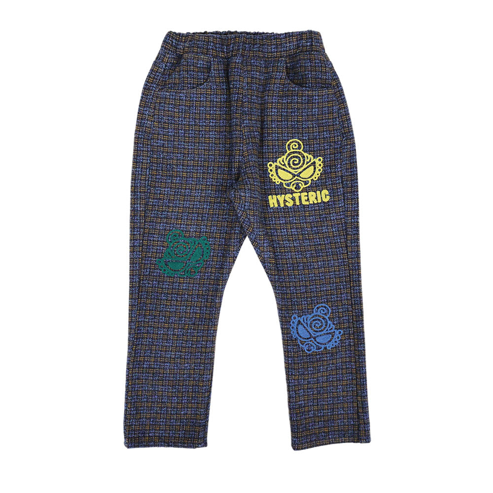 TWEEDY COTTON 刺繍付き パンツ