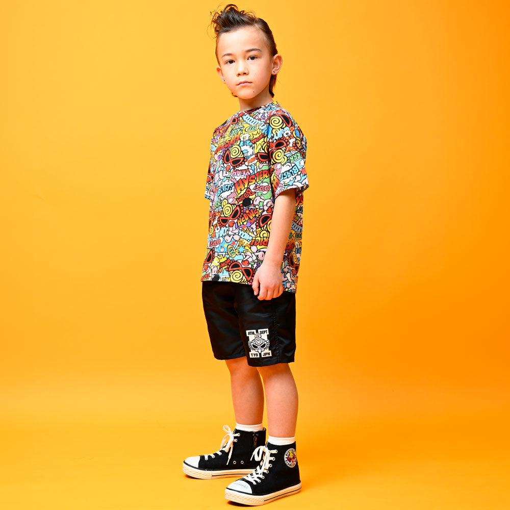 H LOGO MINI ナイロンハーフパンツ