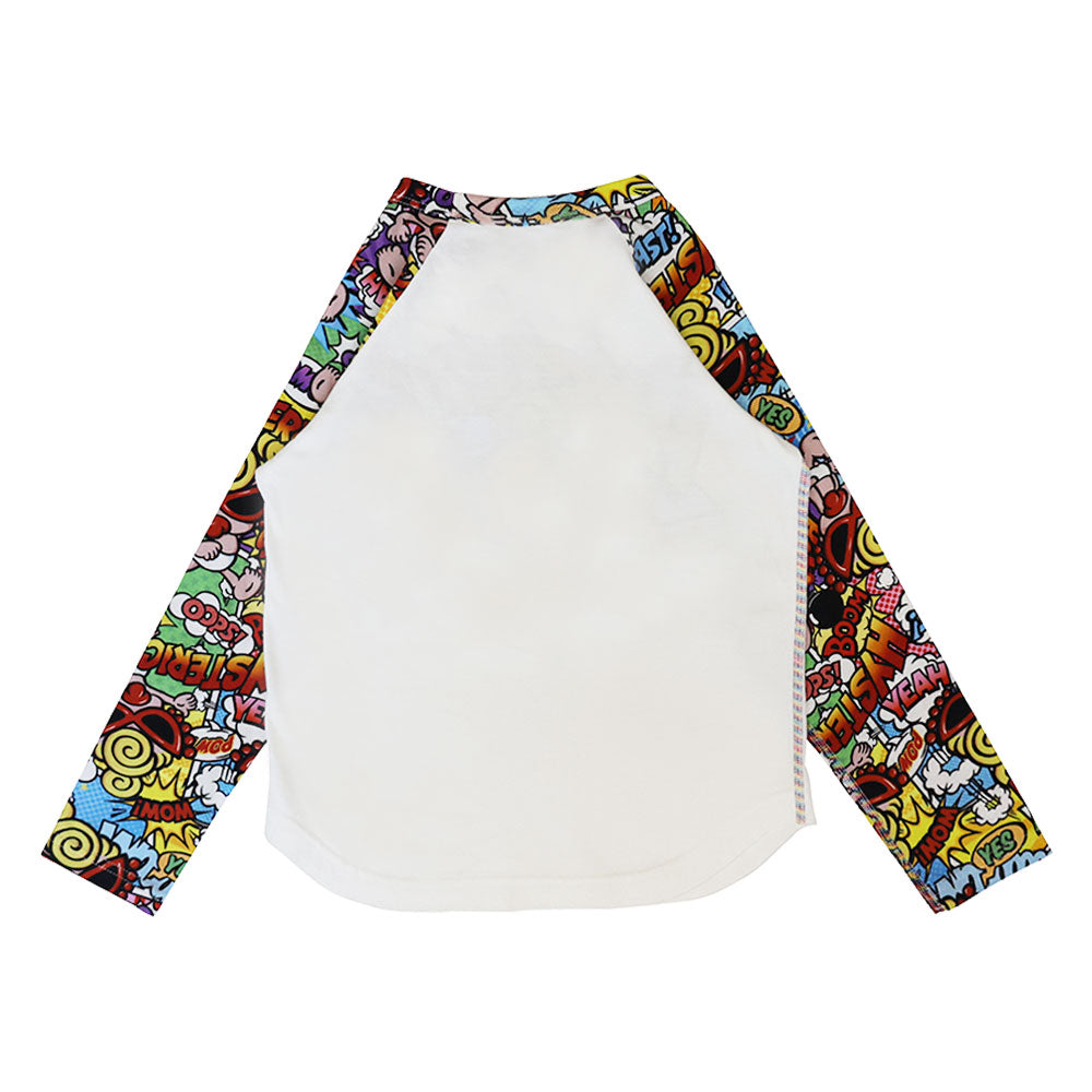 AMAZING COMICS ラグラン長袖Tシャツ