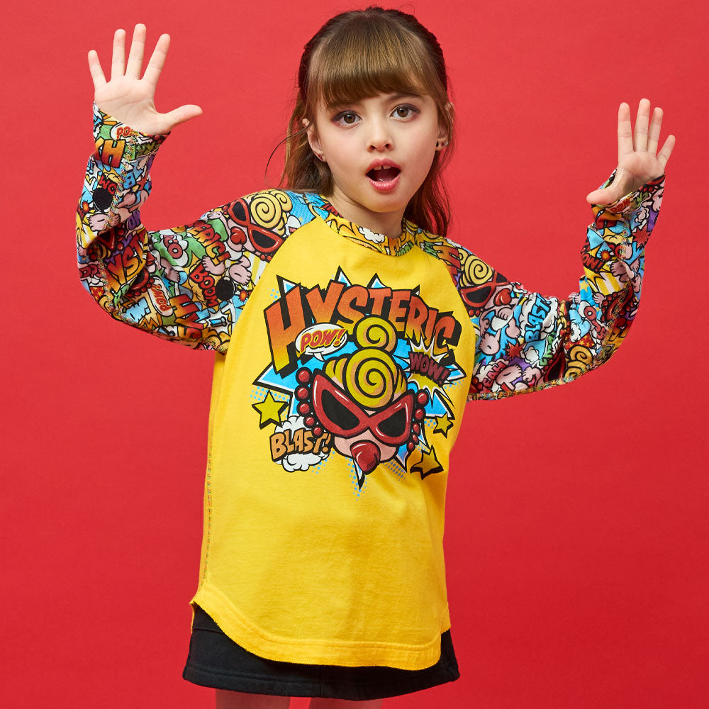AMAZING COMICS ラグラン長袖Tシャツ