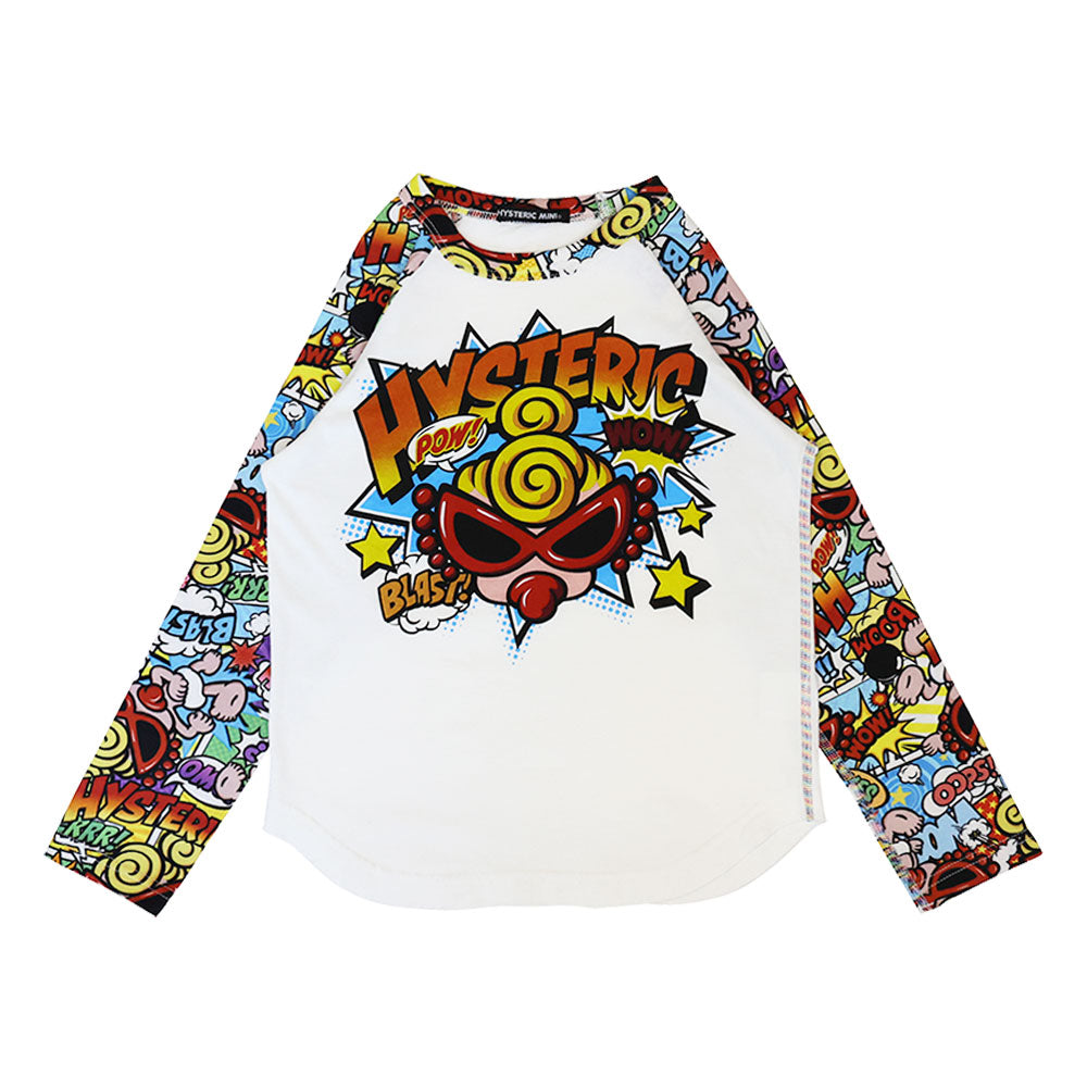 AMAZING COMICS ラグラン長袖Tシャツ