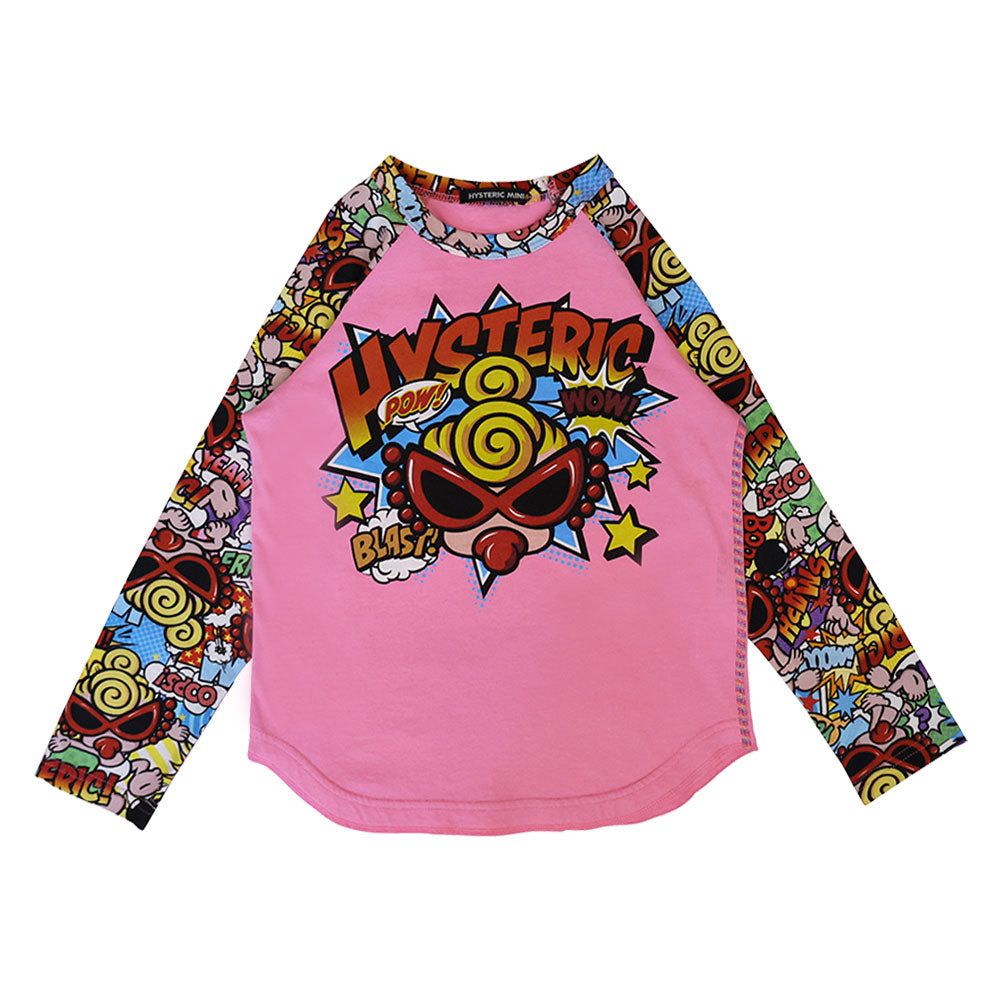 AMAZING COMICS ラグラン長袖Tシャツ