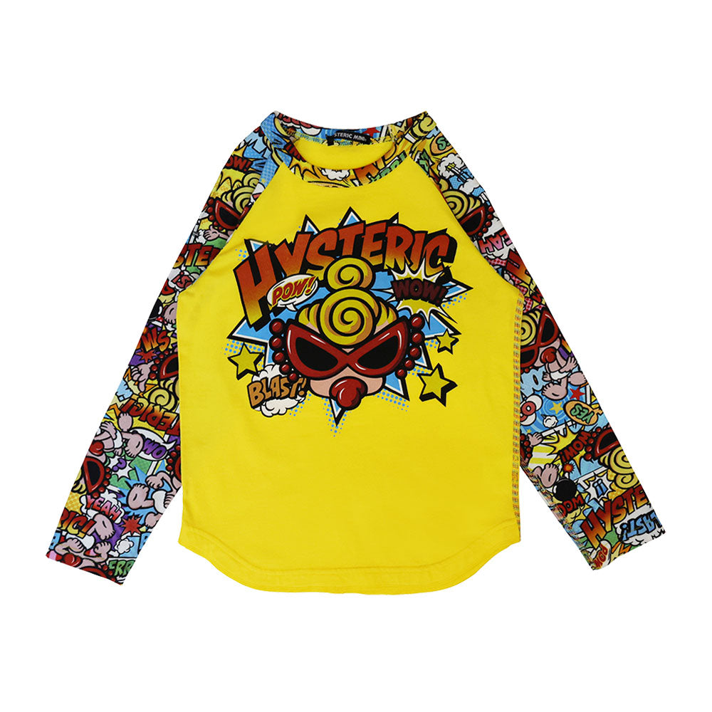 AMAZING COMICS ラグラン長袖Tシャツ