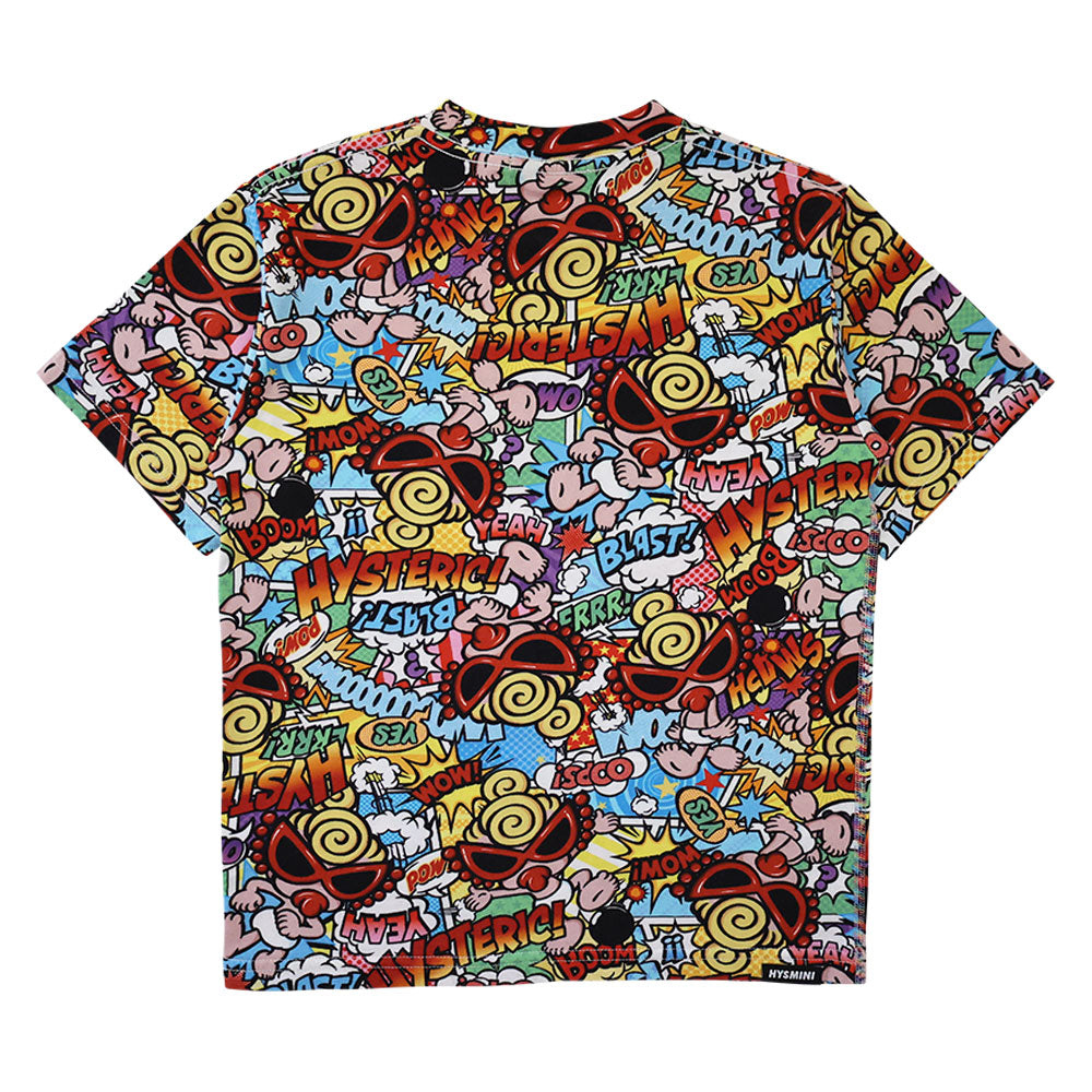 AMAZING COMICS総柄 Viscotex 半袖Tシャツ