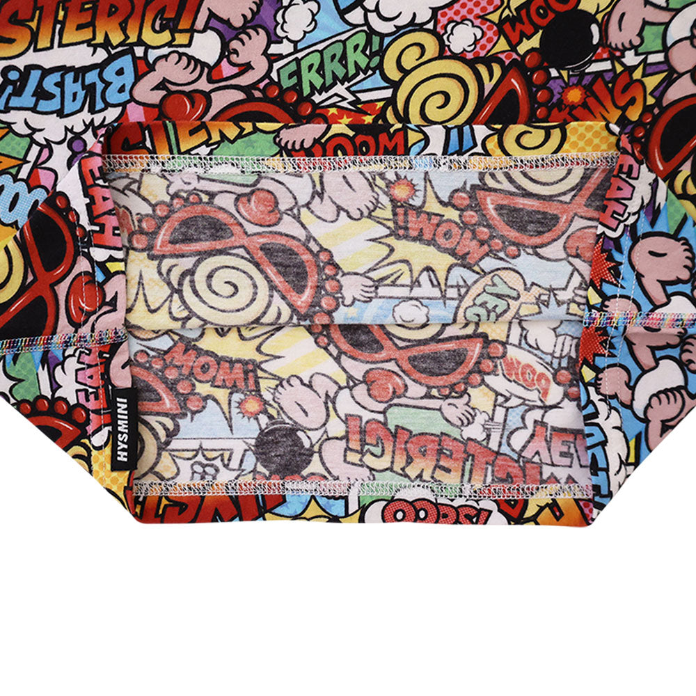 AMAZING COMICS総柄 Viscotex 半袖Tシャツ