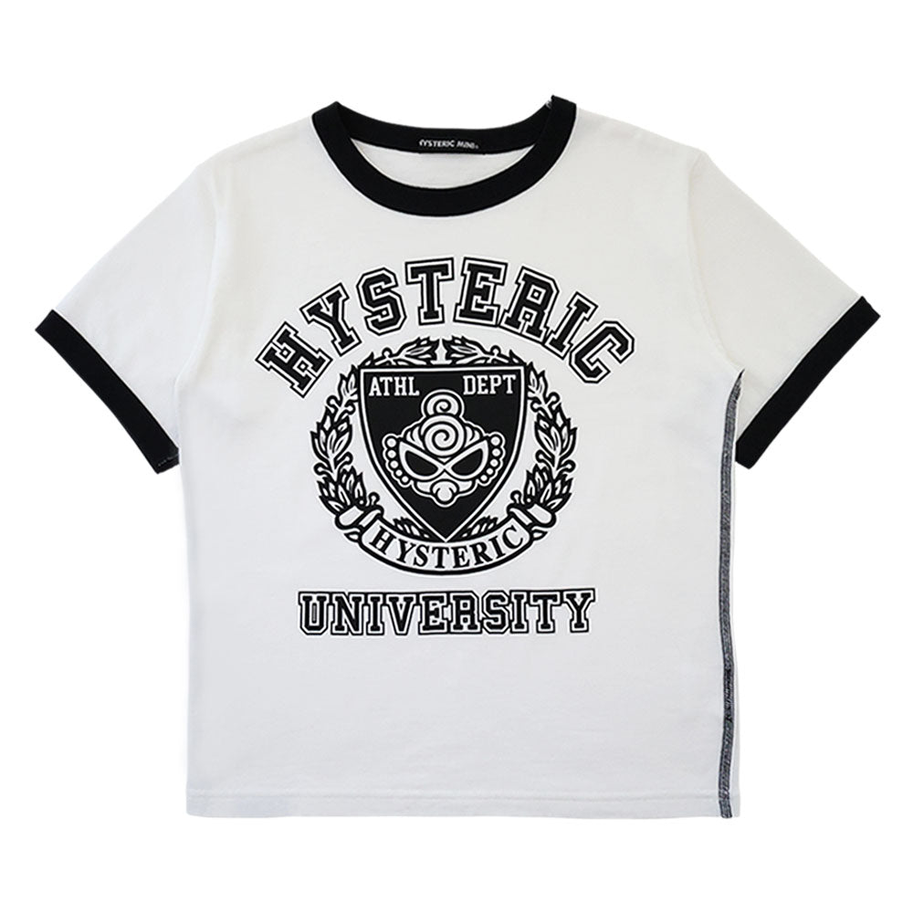HYSTERIC UNIVERSITY リンガーTシャツ