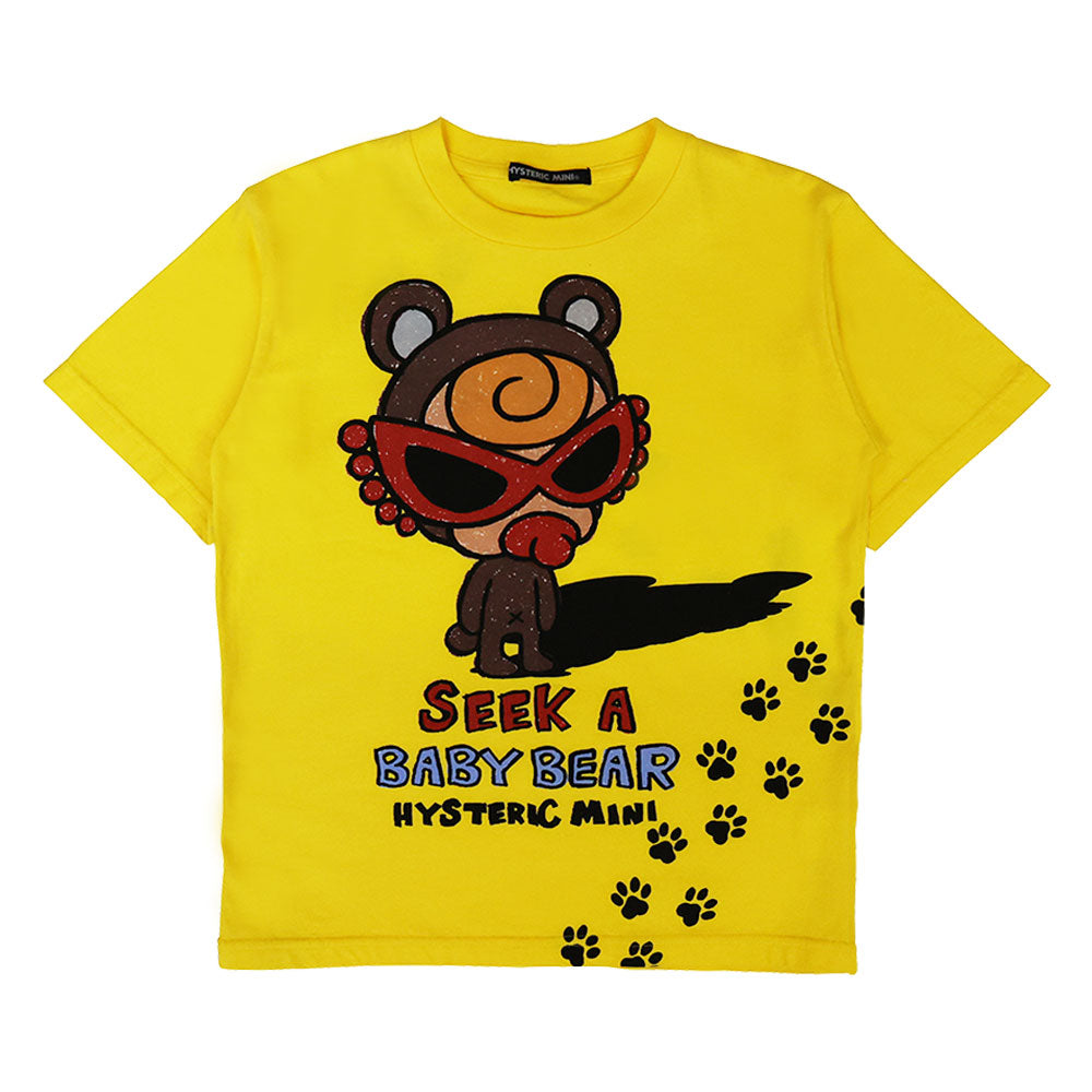SEEK A BABY BEAR BY FOOTSTEP 半袖Tシャツ