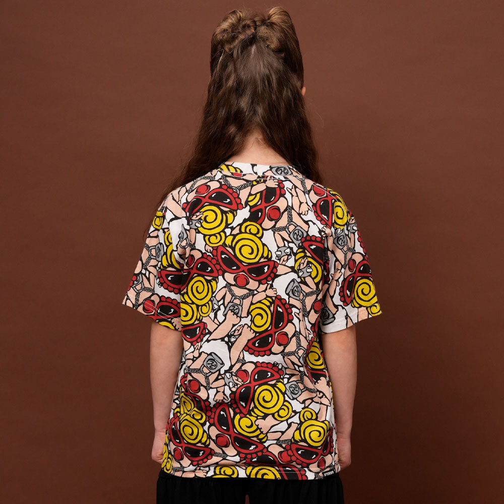 MINI DOLL総柄 半袖Tシャツ